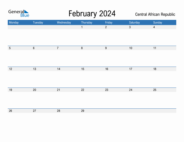 Fillable February 2024 Calendar