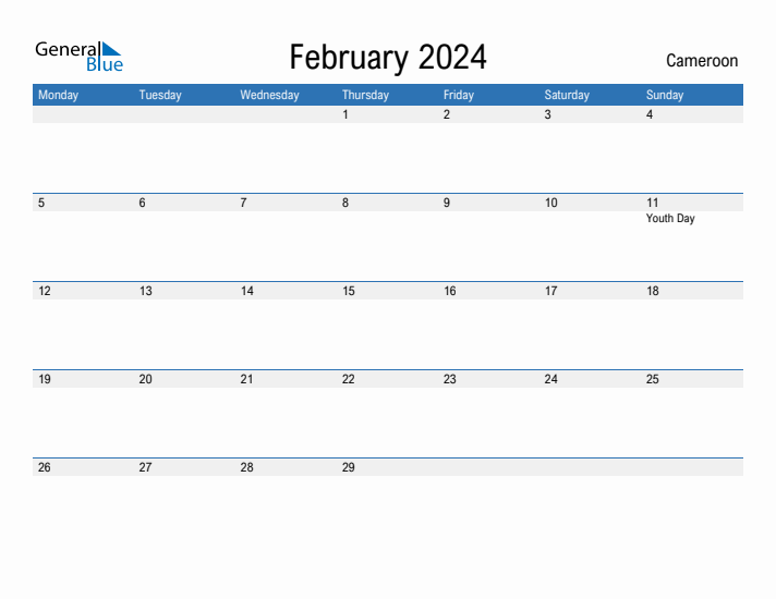 Fillable February 2024 Calendar