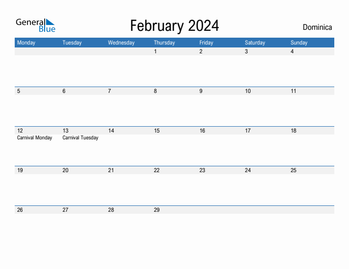 Fillable February 2024 Calendar