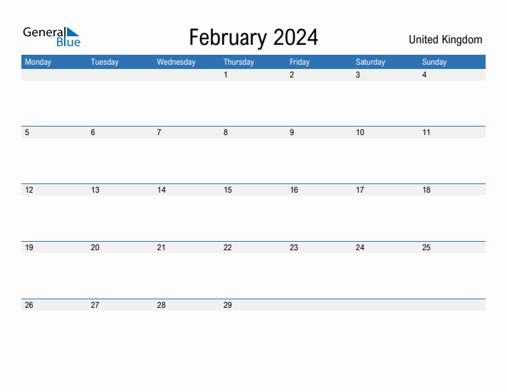 Fillable February 2024 Calendar