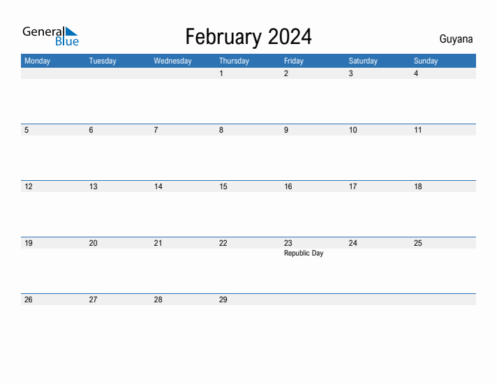 Fillable February 2024 Calendar