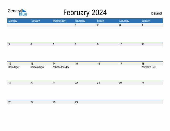 Fillable February 2024 Calendar