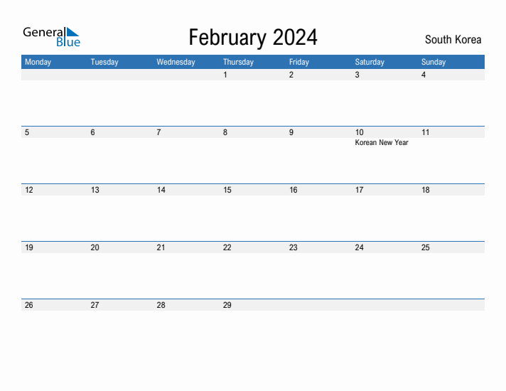 Fillable February 2024 Calendar