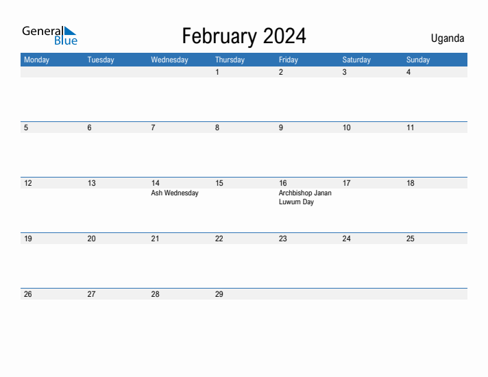 Fillable February 2024 Calendar