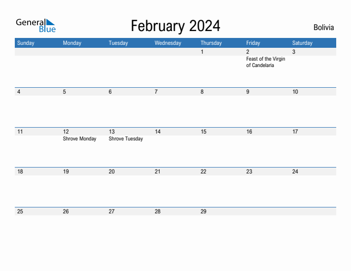 Fillable February 2024 Calendar