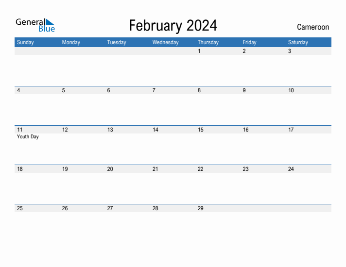 Fillable February 2024 Calendar