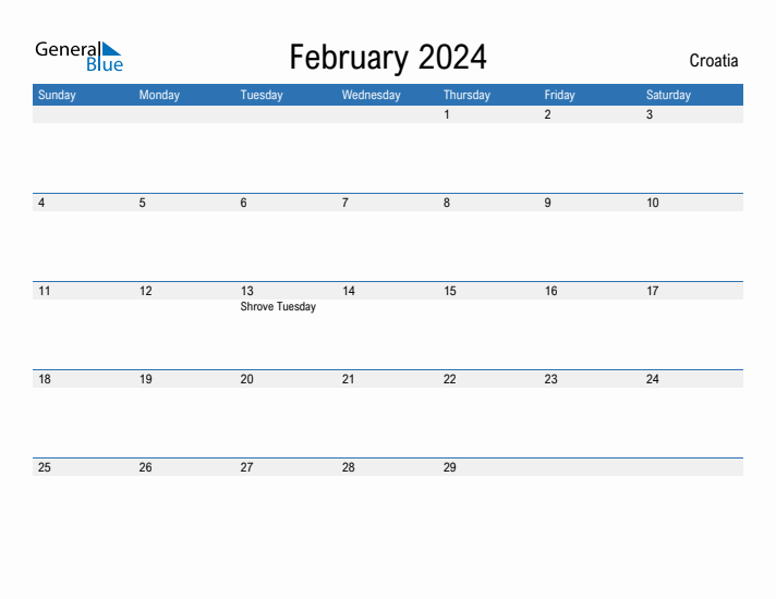 Fillable February 2024 Calendar