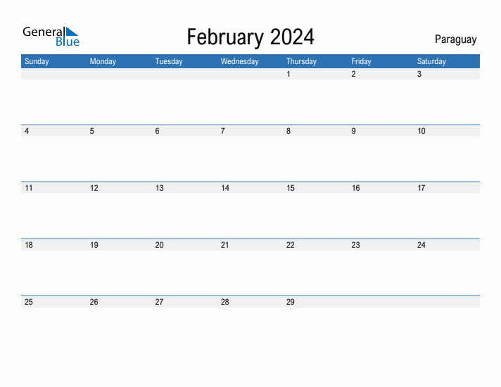 Fillable February 2024 Calendar