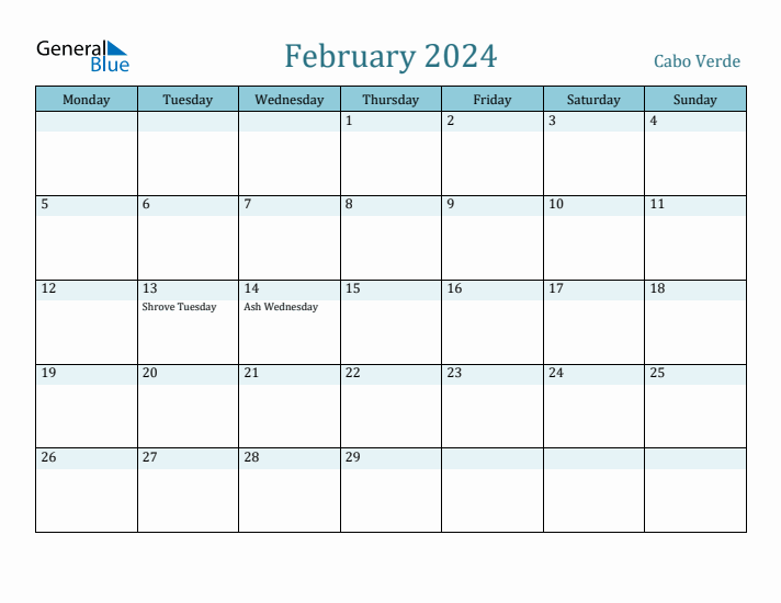 February 2024 Calendar with Holidays