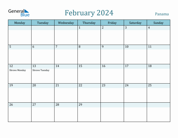 February 2024 Calendar with Holidays