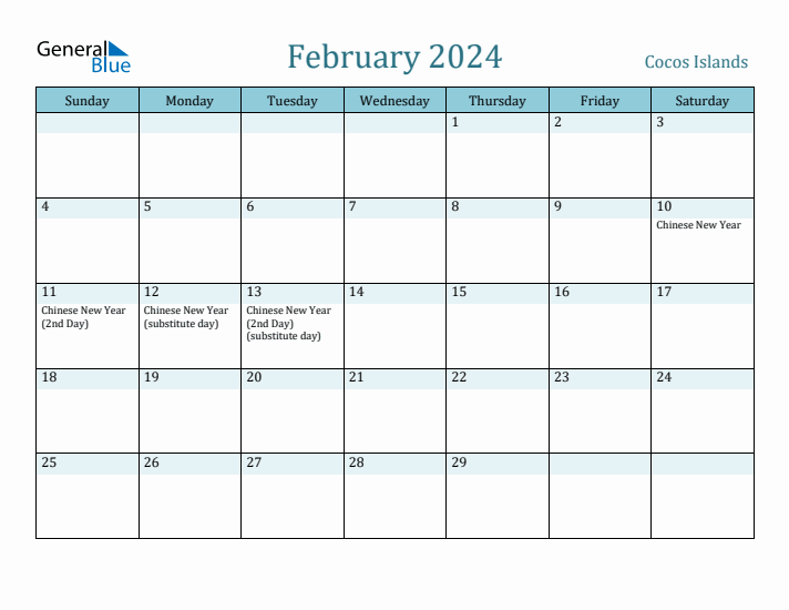 February 2024 Calendar with Holidays