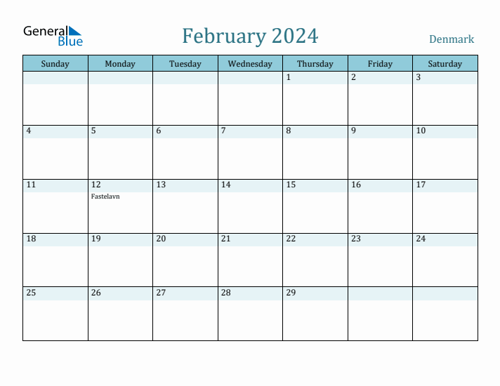 February 2024 Calendar with Holidays