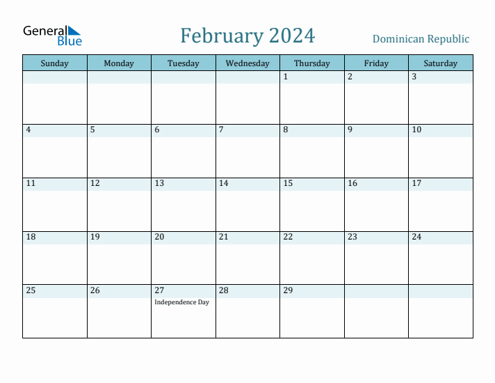 February 2024 Calendar with Holidays