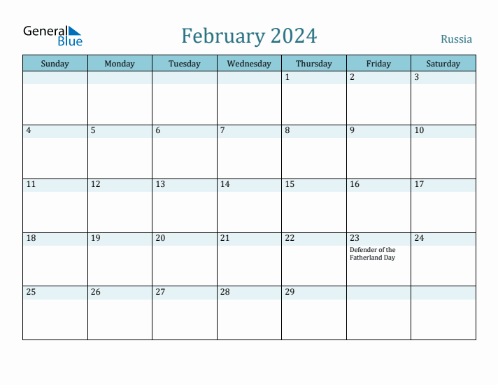 February 2024 Calendar with Holidays