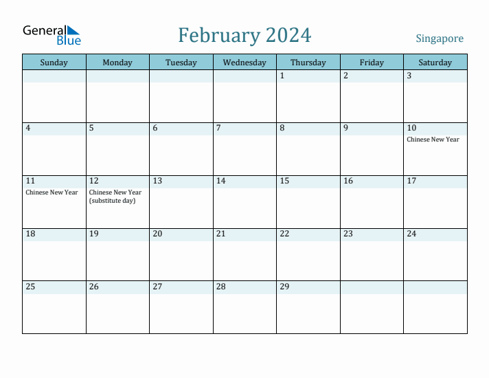 February 2024 Calendar with Holidays