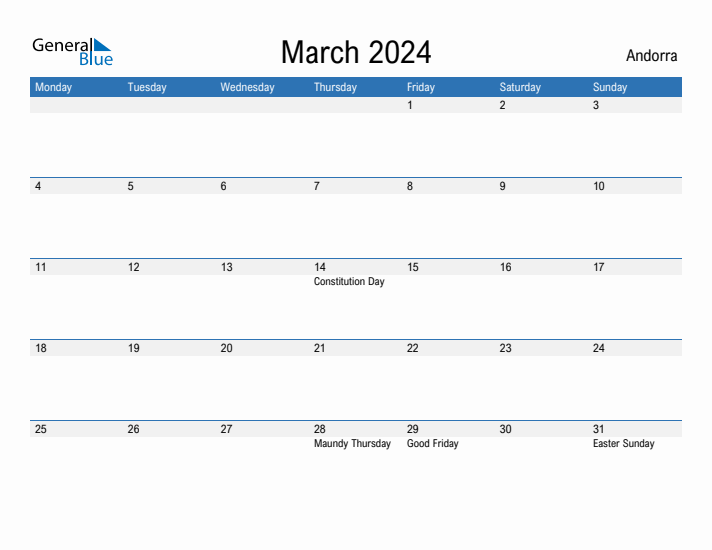 Fillable March 2024 Calendar