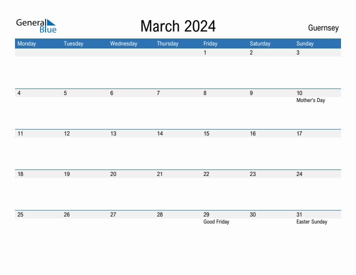 Fillable March 2024 Calendar