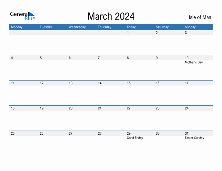 Fillable March 2024 Calendar