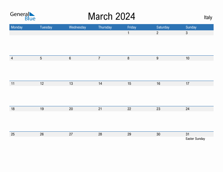 Fillable March 2024 Calendar