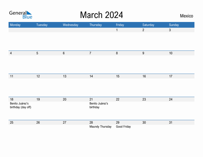 Fillable March 2024 Calendar