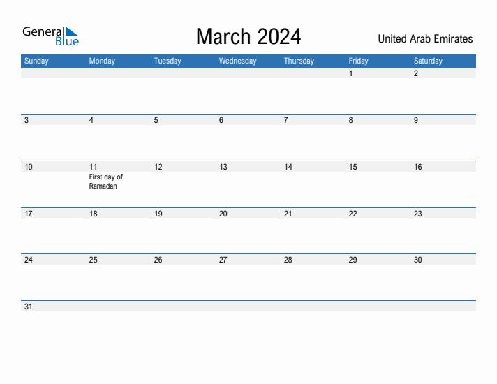 Fillable March 2024 Calendar