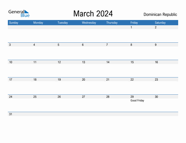 Fillable March 2024 Calendar