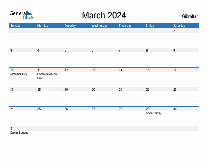 Fillable March 2024 Calendar