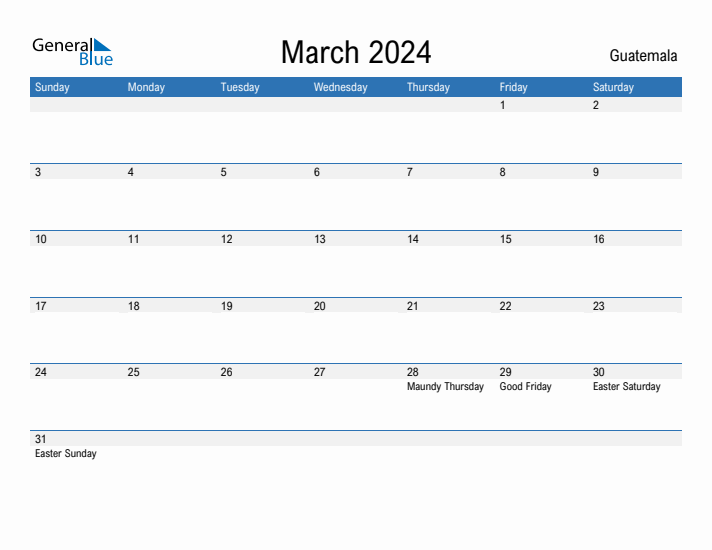 Fillable March 2024 Calendar