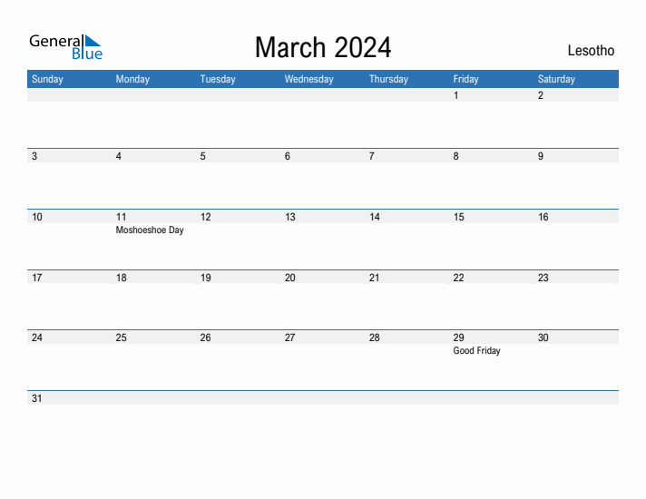 Fillable March 2024 Calendar