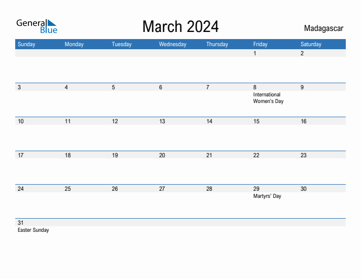 Fillable March 2024 Calendar