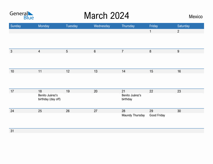 Fillable March 2024 Calendar