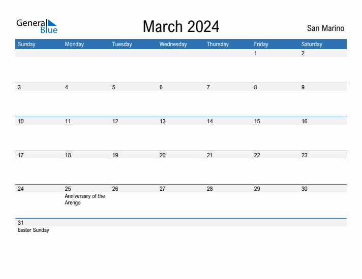 Fillable March 2024 Calendar