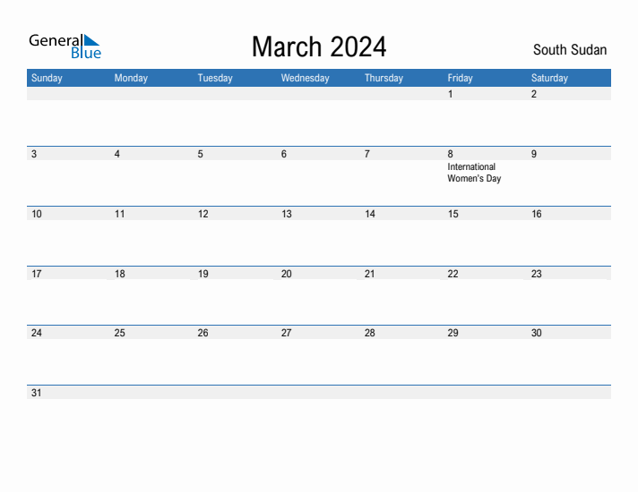 Fillable March 2024 Calendar