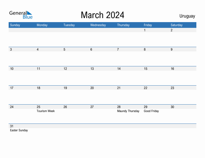 Fillable March 2024 Calendar