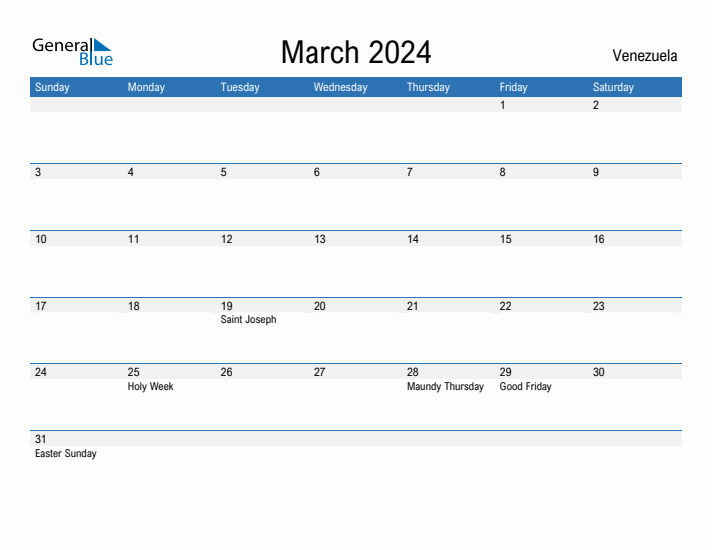 Fillable March 2024 Calendar