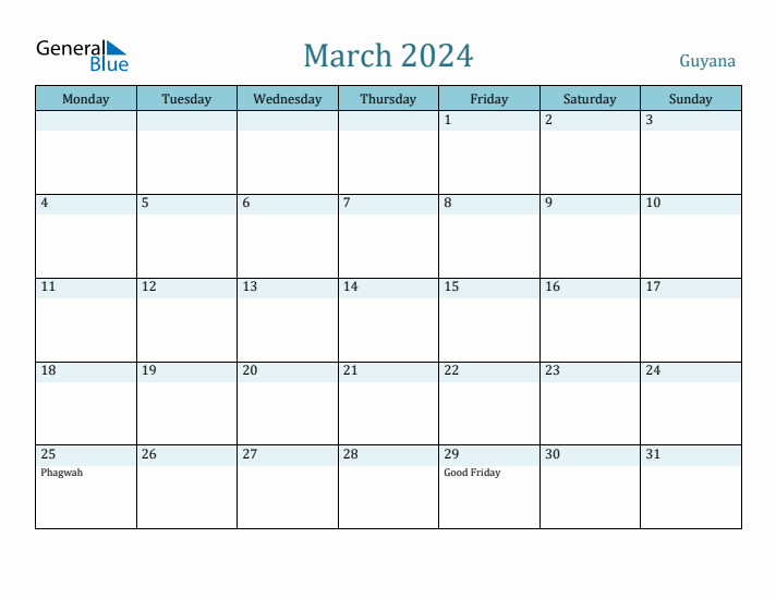 March 2024 Calendar with Holidays