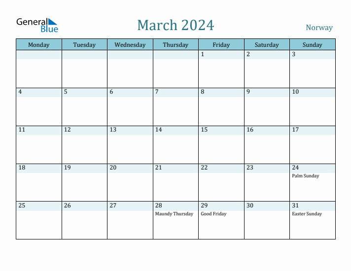 March 2024 Calendar with Holidays