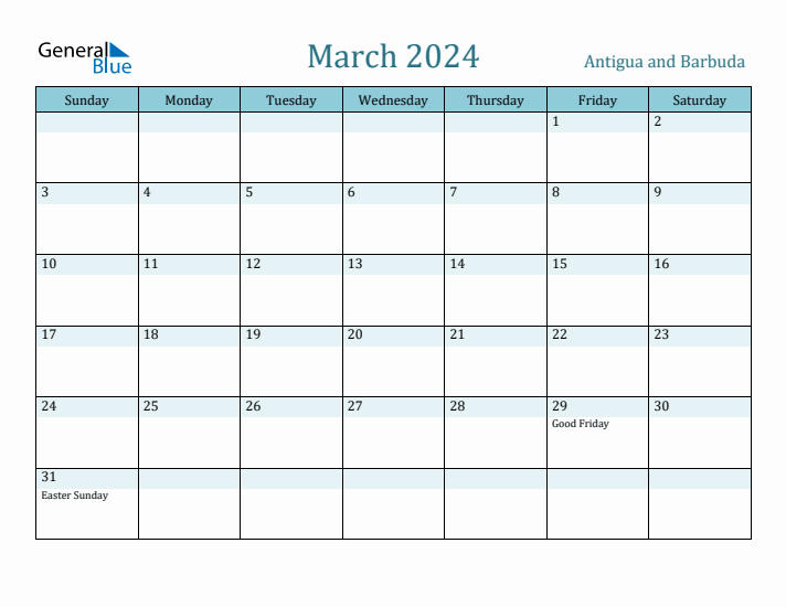 March 2024 Calendar with Holidays