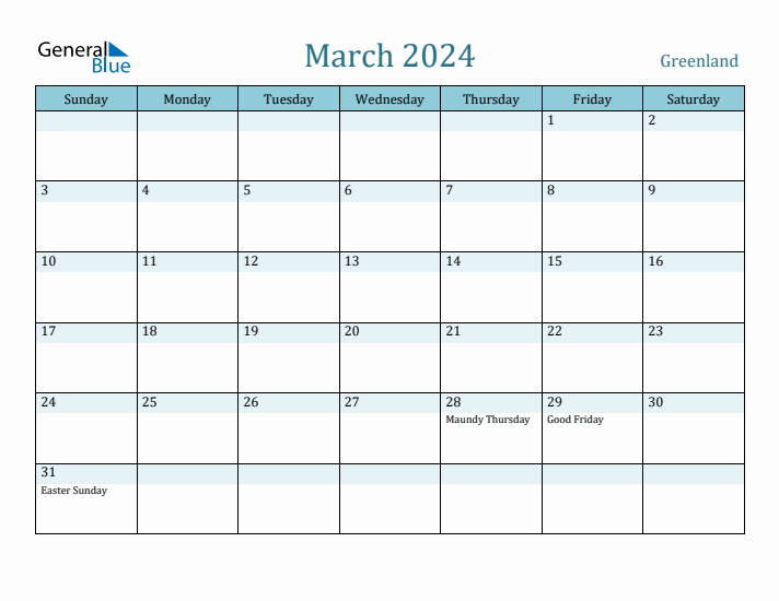 March 2024 Calendar with Holidays