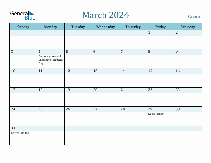 March 2024 Calendar with Holidays