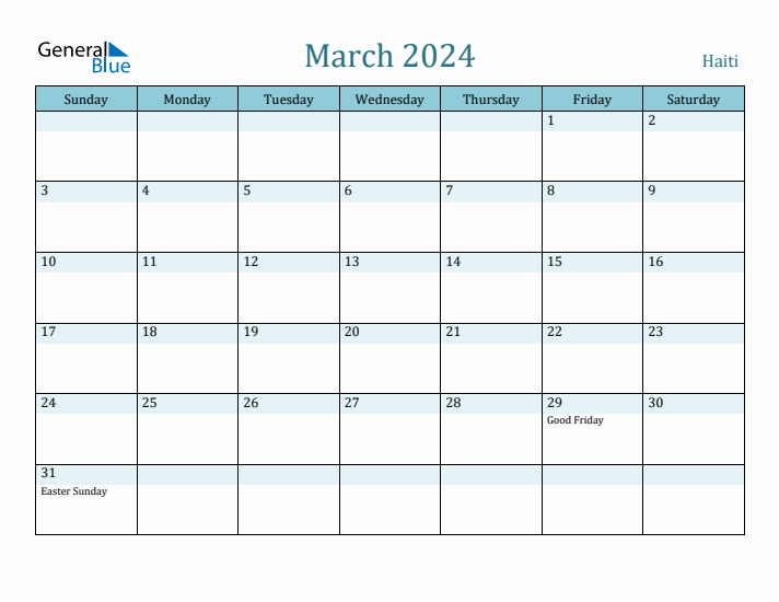 March 2024 Calendar with Holidays