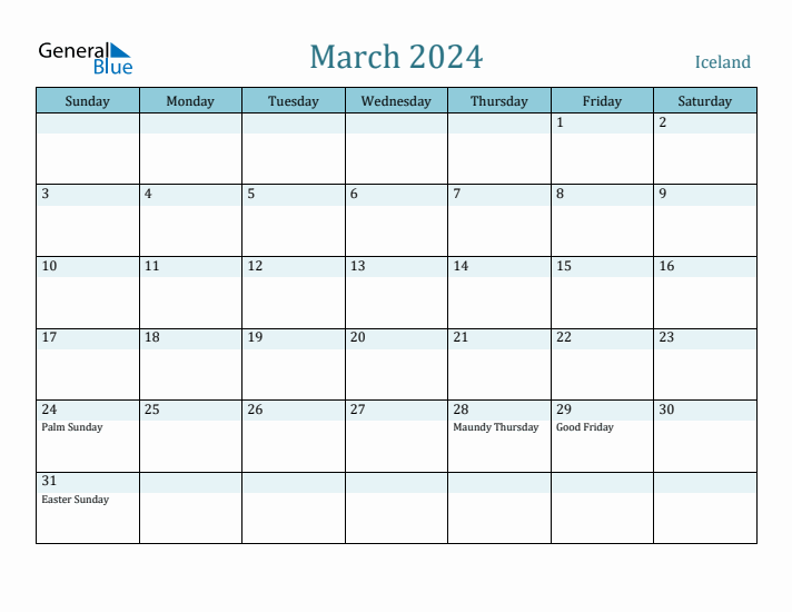 March 2024 Calendar with Holidays