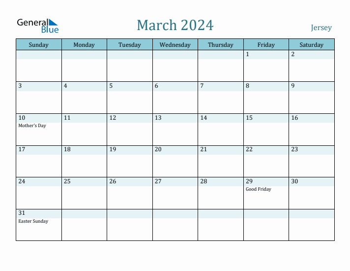 March 2024 Calendar with Holidays