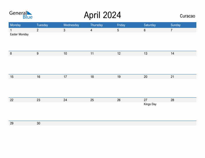 Fillable April 2024 Calendar