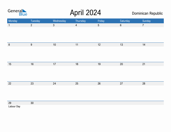 Fillable April 2024 Calendar