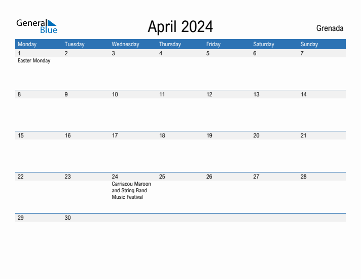 Fillable April 2024 Calendar