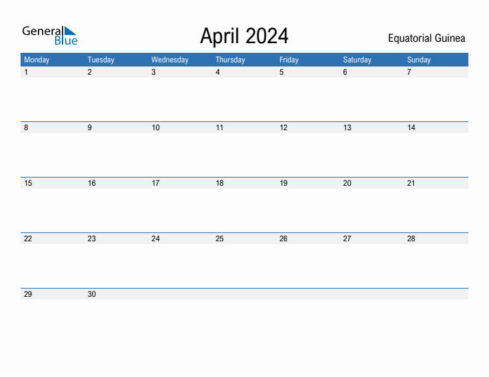 Fillable April 2024 Calendar