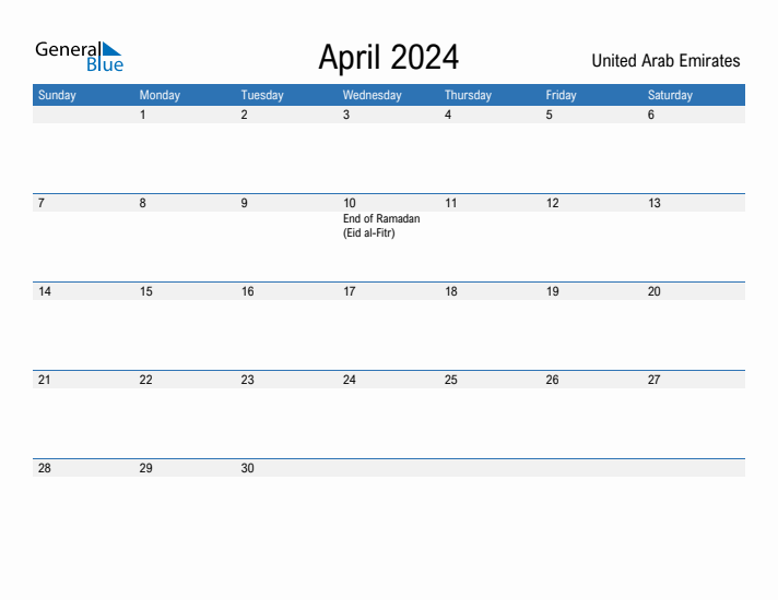 Fillable April 2024 Calendar