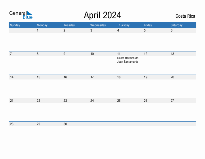 Fillable April 2024 Calendar