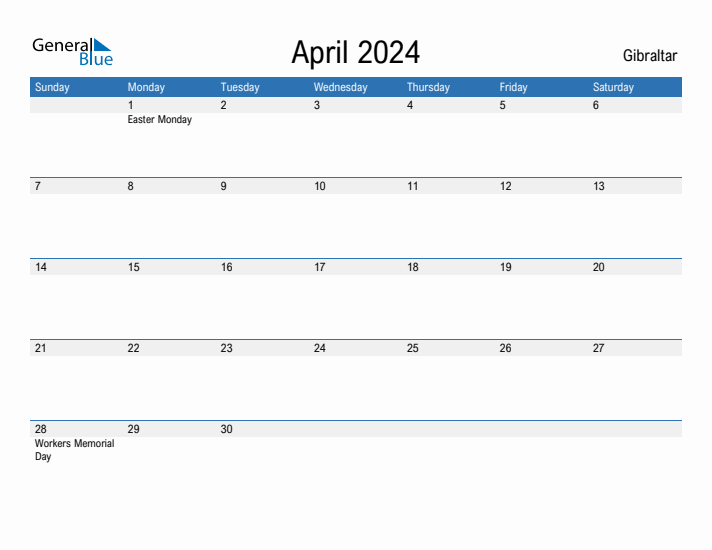 Fillable April 2024 Calendar